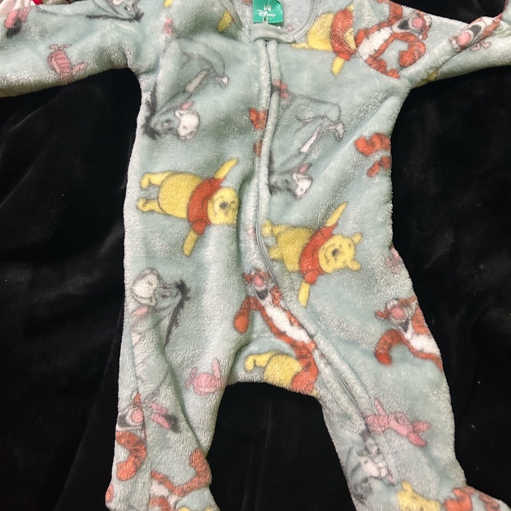 Disney Red and Yellow Footies One Piece